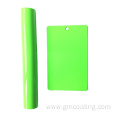 Transparent Candy fluorescent green powder coating paint